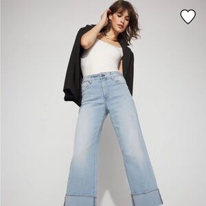 White House Black Market Light Blue Flare Jeans. Never Worn Pristine condition